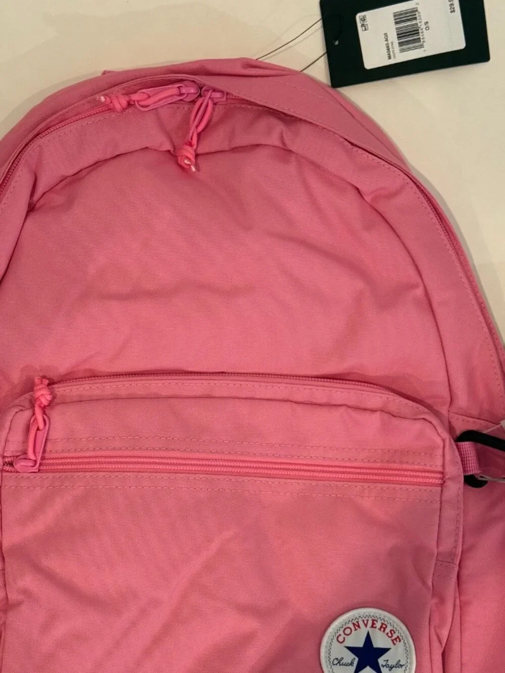 Converse 18'' Go 2 Backpack, pink, bottle holder, laptop case, keychain
